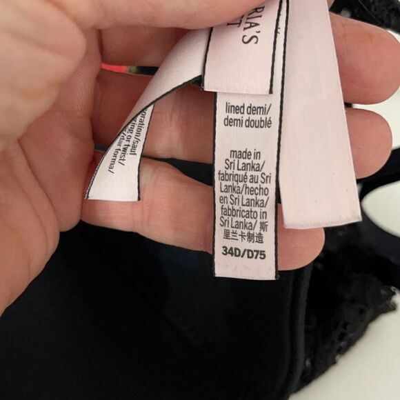 Body by Victoria Lace Demi Bra, Black - Picture 10 of 10